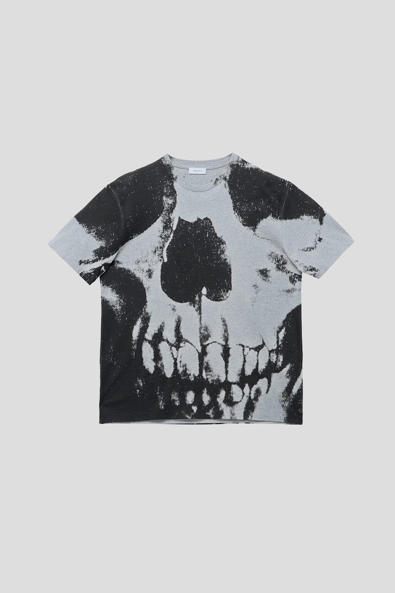 Ανδρικό-Γκρι-Mens-Skull-T-shirt-ALEXANDER-MCQUEEN
