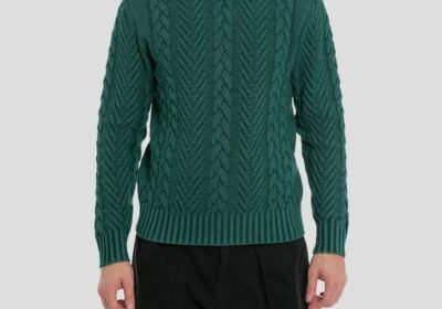 Ανδρικό-Γκρι-Mountain-Green-Turtle-Neck-Sweater-39MASQ