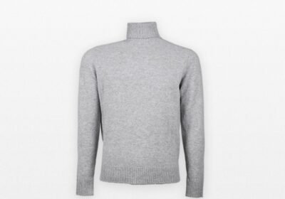 Ανδρικό-Γκρι-Neck-Sweater-39MASQ