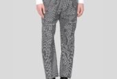Ανδρικό Γκρι Patterned Straight Trousers LARDINI