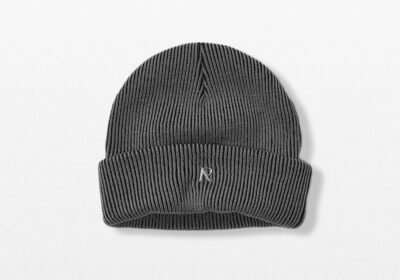 Ανδρικό-Γκρι-Rib-Knit-Beanie-REPRESENT