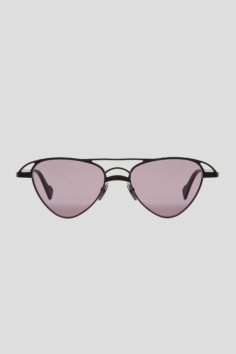 Ανδρικό Γκρι Round Frame Sunglasses KUBORAUM