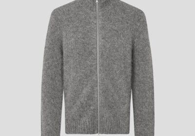 Ανδρικό-Γκρι-Sajean-Zip-Cardigan-15425-SAMSOE