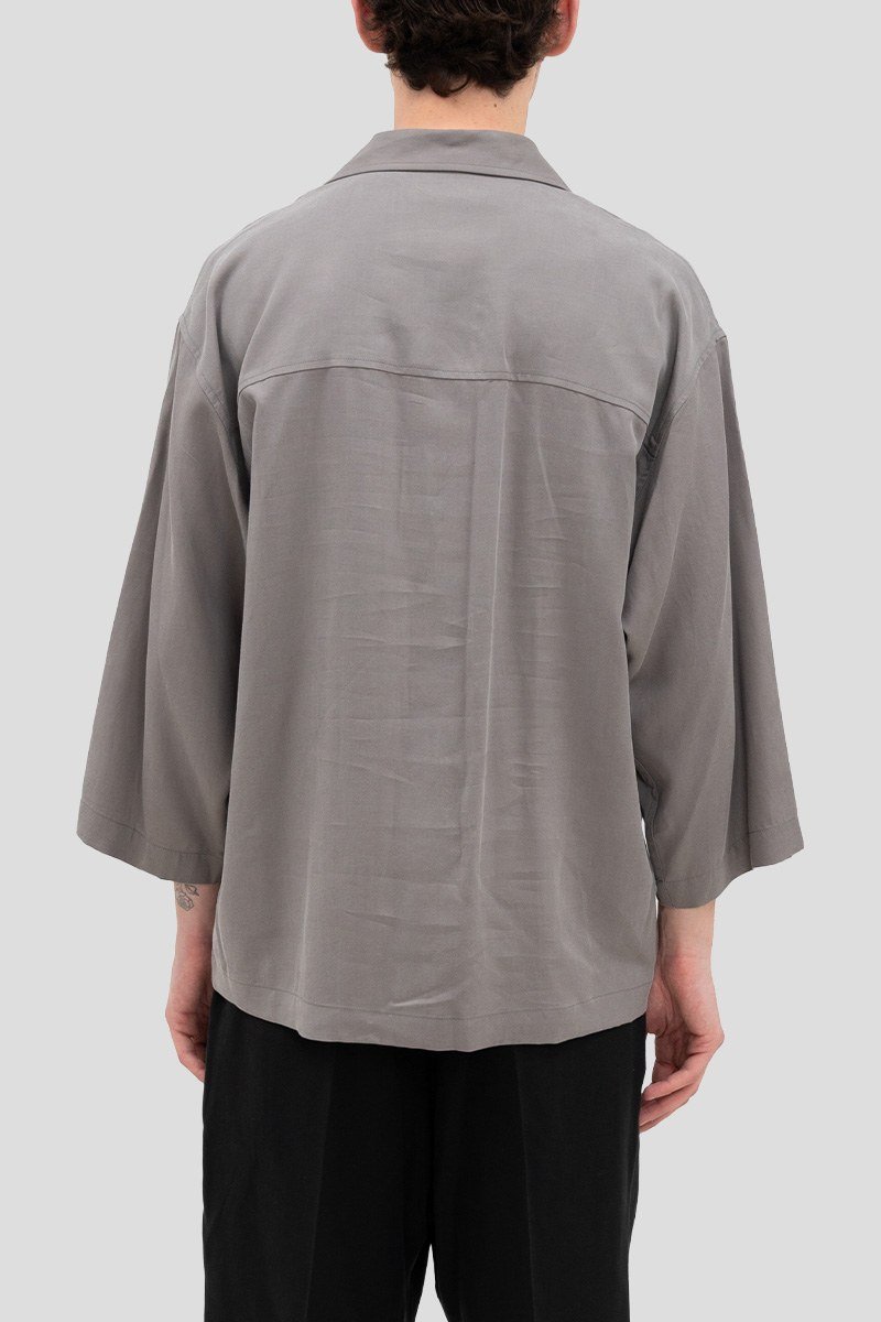 Ανδρικό Γκρι Shirt with Wide I’M BRIAN