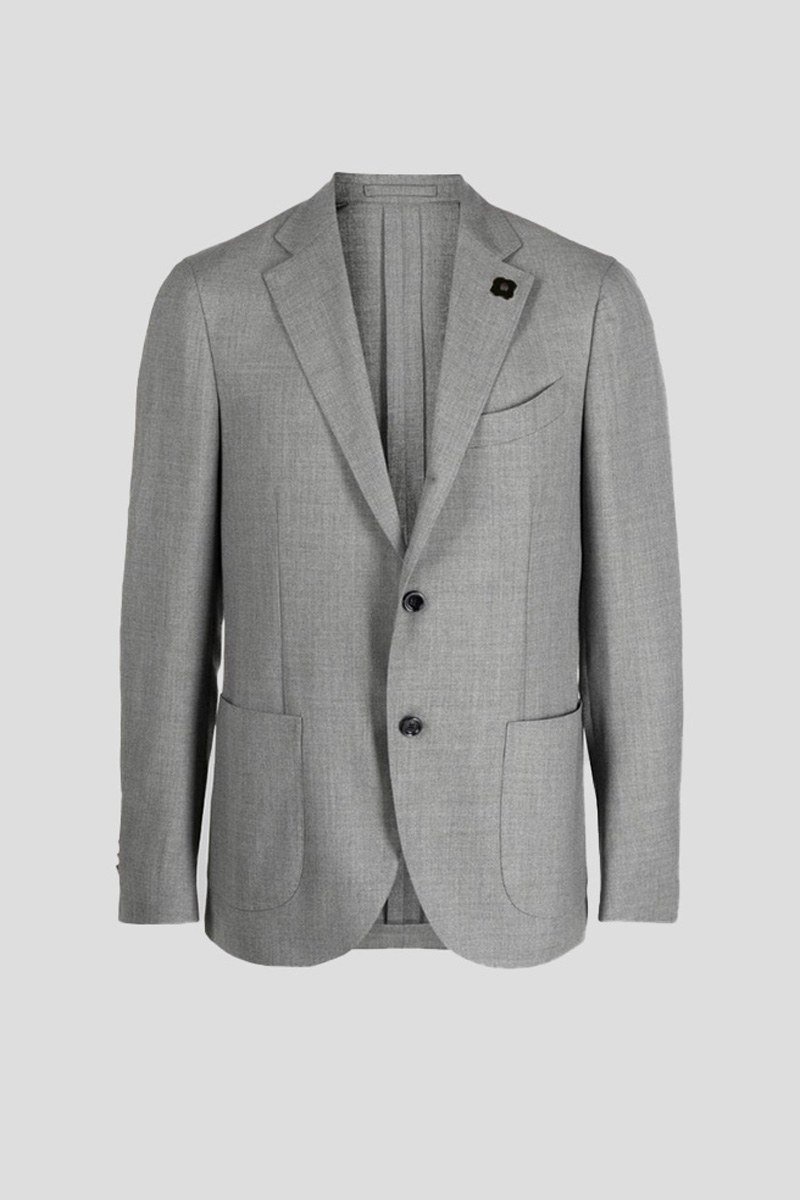 Ανδρικό Γκρι Single Breasted Blazer LARDINI