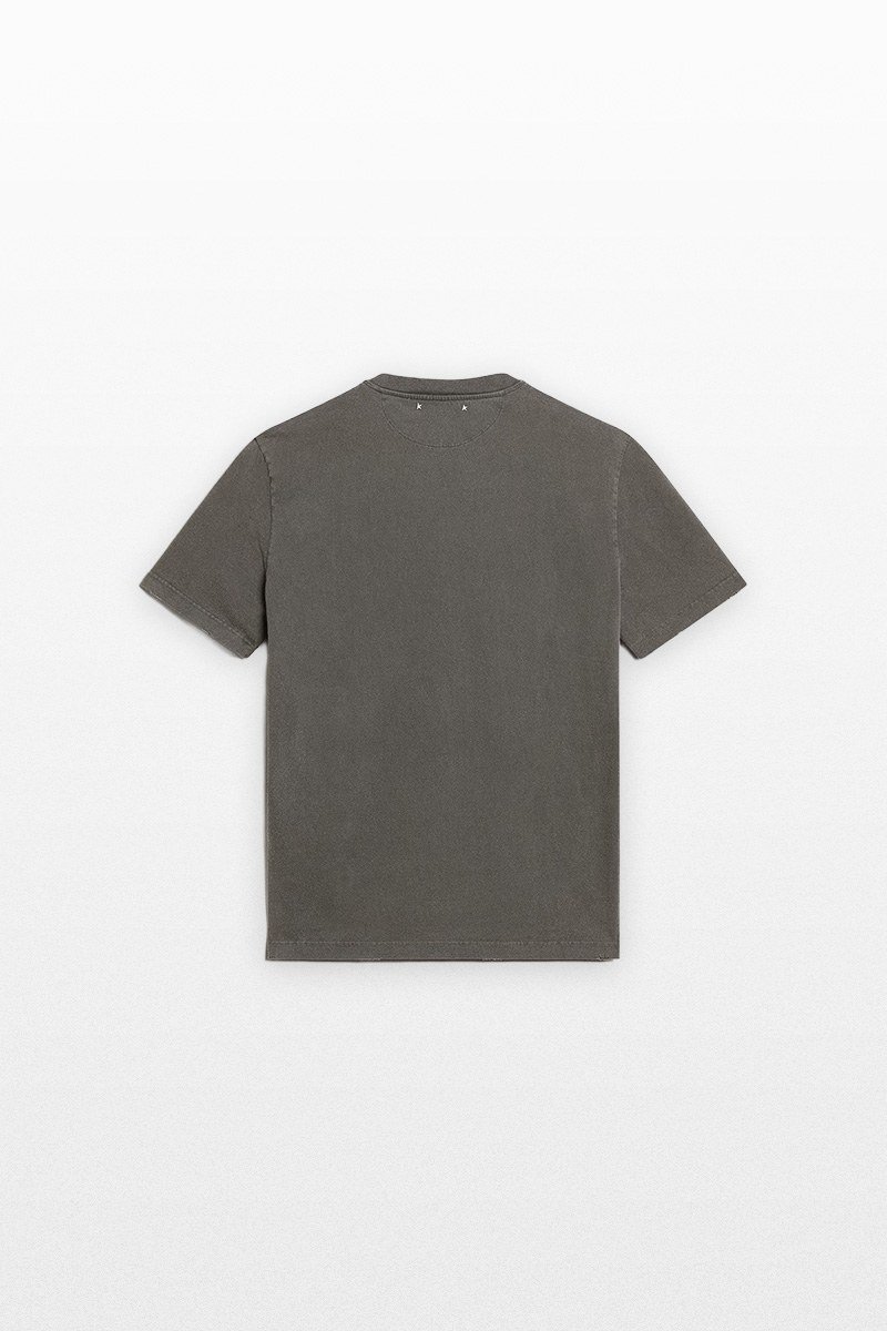 Ανδρικό Γκρι T Shirt with GOLDEN GOOSE
