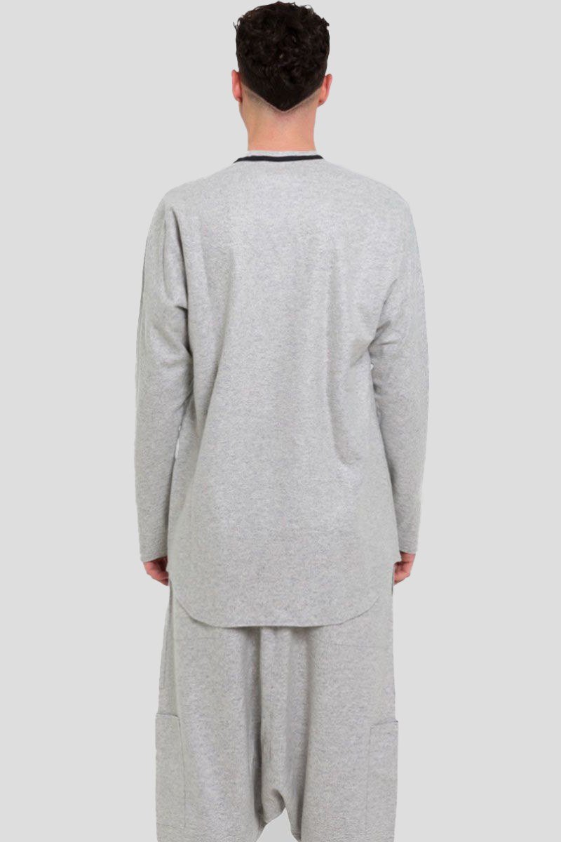 Ανδρικό Γκρι Wool Jersey Taped BARBARA ALAN