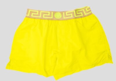Ανδρικό-Κίτρινο-Swim-Shorts-VERSACE