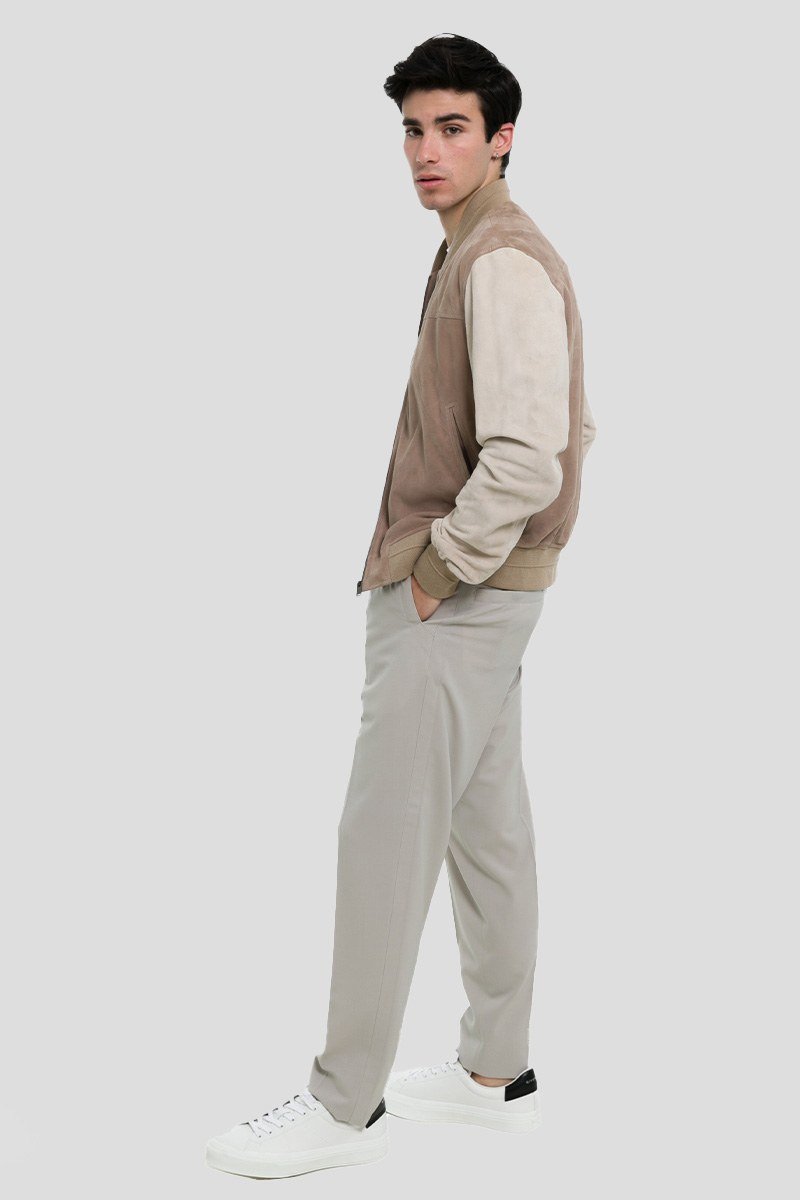 Ανδρικό Καφέ Beige Leather Suede ARMA