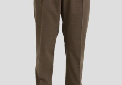 Ανδρικό-Καφέ-Brown-Earth-Fitted-Trousers-BRIGLIA