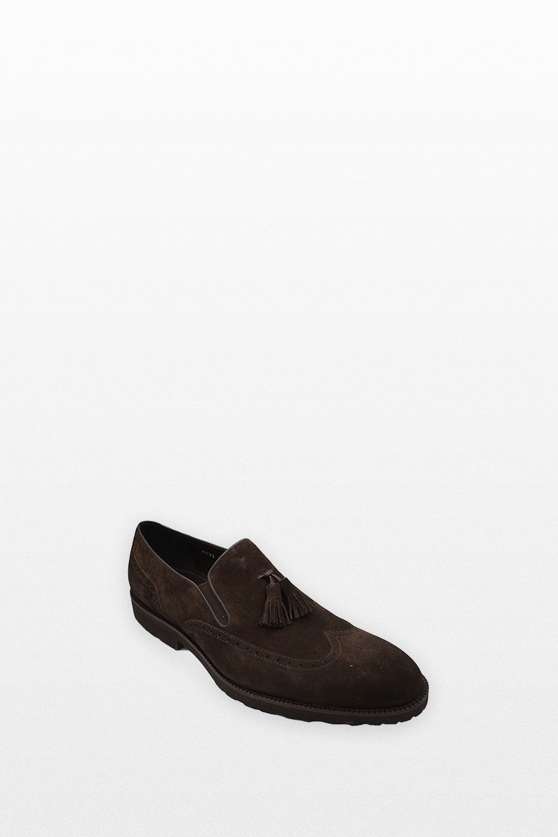 Ανδρικό Καφέ Brown Suede Tasseled PHILIPPE LANG