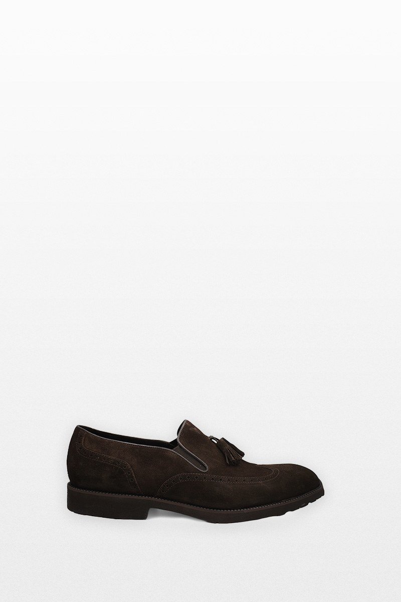 Ανδρικό Καφέ Brown Suede Tasseled PHILIPPE LANG