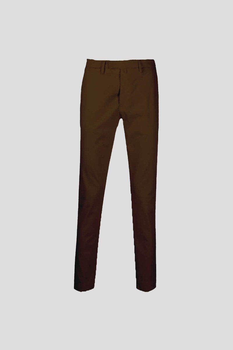 Ανδρικό-Καφέ-Cotton-Chino-TrousersMarrone-BRIGLIA