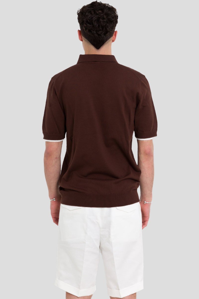 Ανδρικό Καφέ Easy Spring Polo +39MASQ