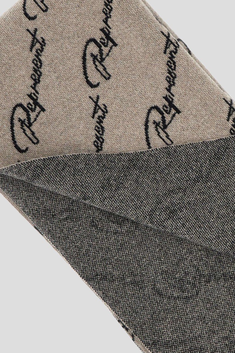 Ανδρικό Καφέ Jacquard Scarf REPRESENT REPRESENT