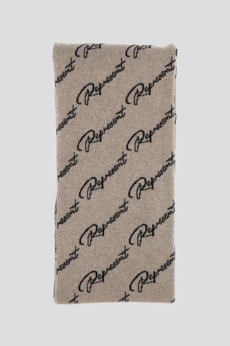 Ανδρικό Καφέ Jacquard Scarf REPRESENT REPRESENT