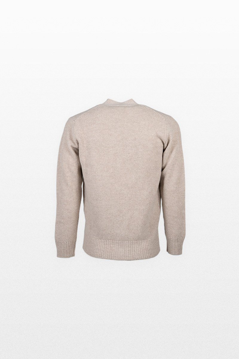 Ανδρικό Καφέ Knit Cardigan With +39MASQ