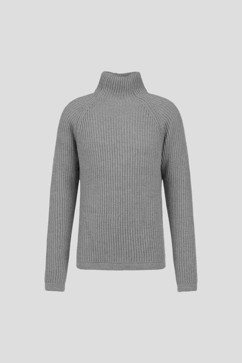 Ανδρικό-Καφέ-Knitted-Jumper-DRYKORN