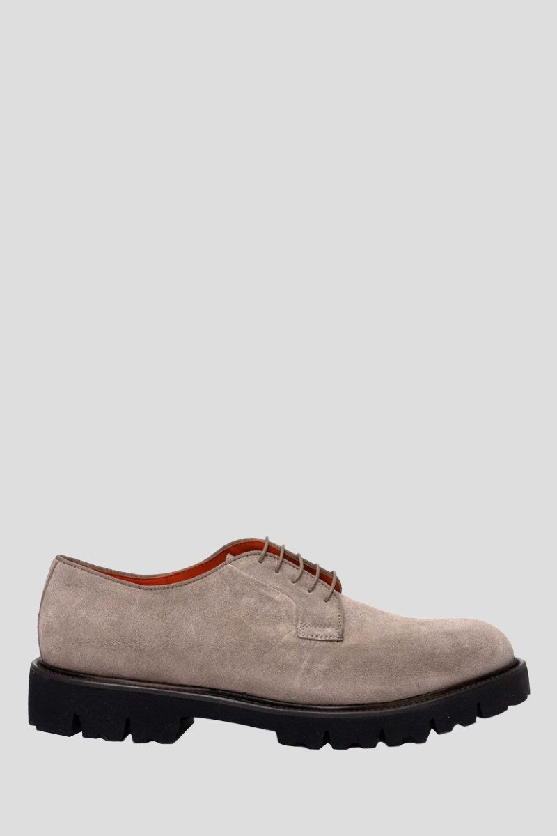 Ανδρικό-Καφέ-Lace-up-Leather-Loafers-PHILIPPE-LANG