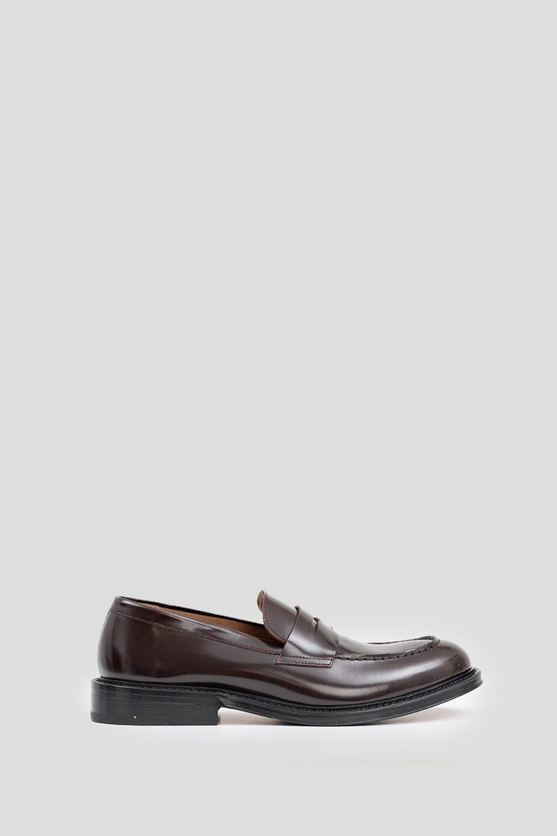 Ανδρικό-Καφέ-Leather-Loafer-CALCE