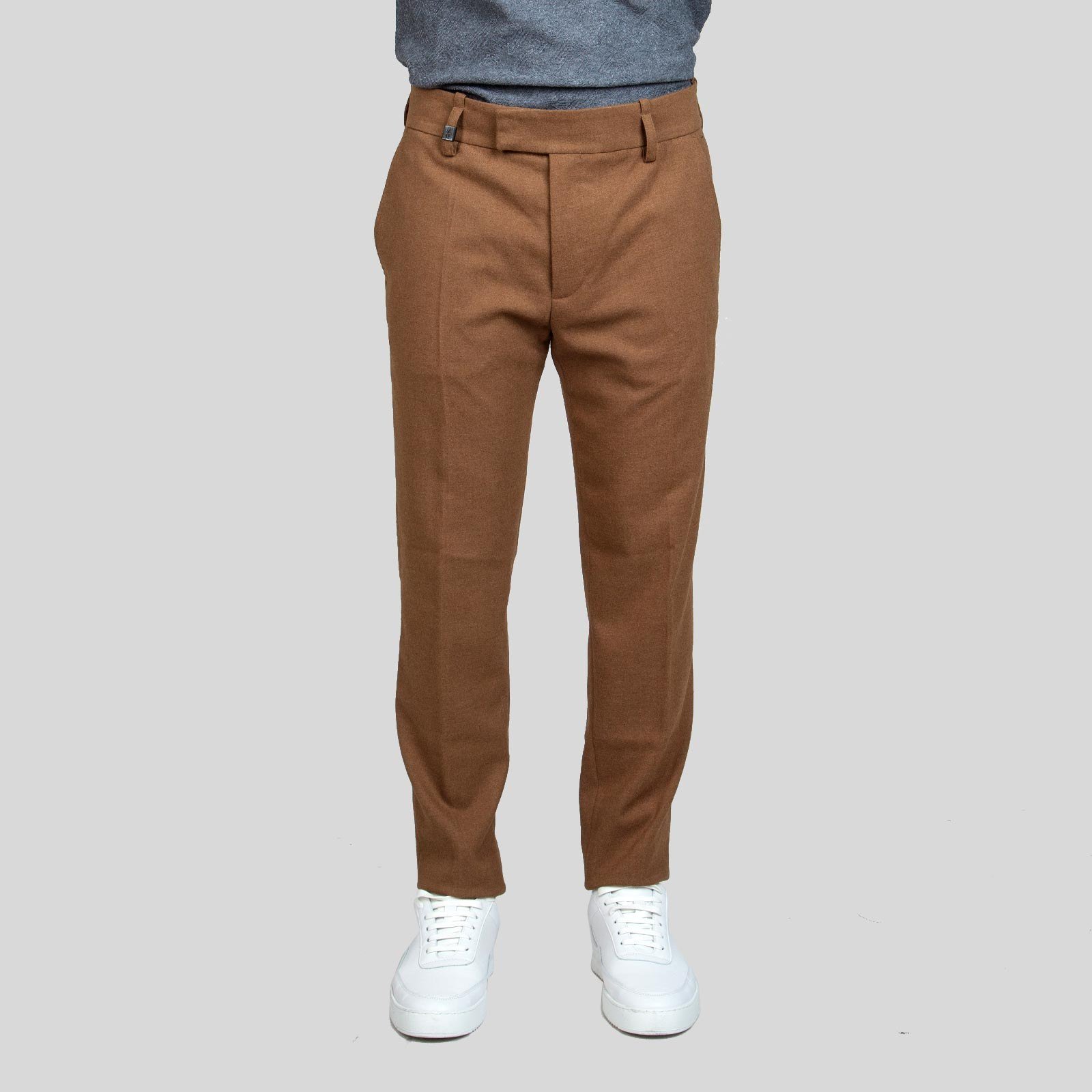 Ανδρικό Καφέ Light Wool Trousers HOSIO