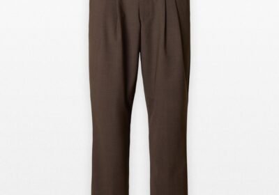 Ανδρικό-Καφέ-Relaxed-Fit-Suit-Trousers-SELECTED-HOMME
