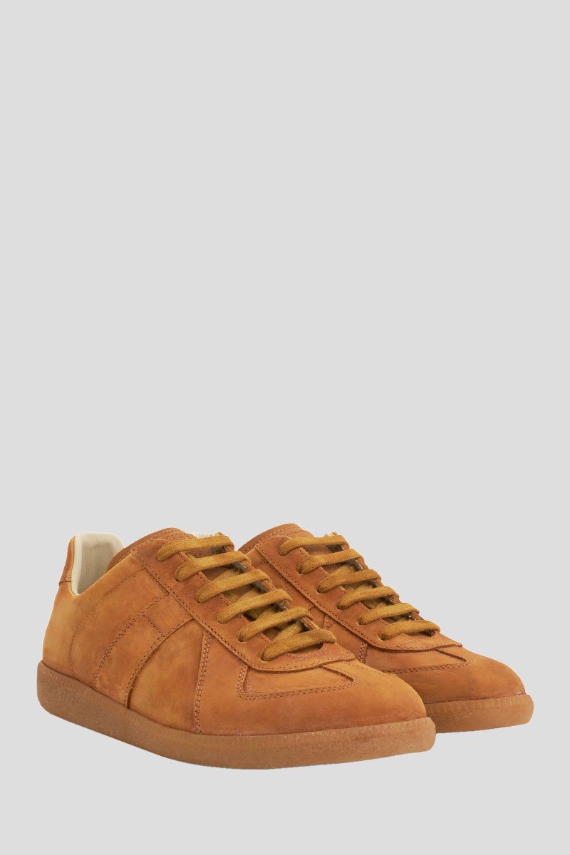 Ανδρικό Καφέ Replica Leather Sneakers MAISON MARGIELA