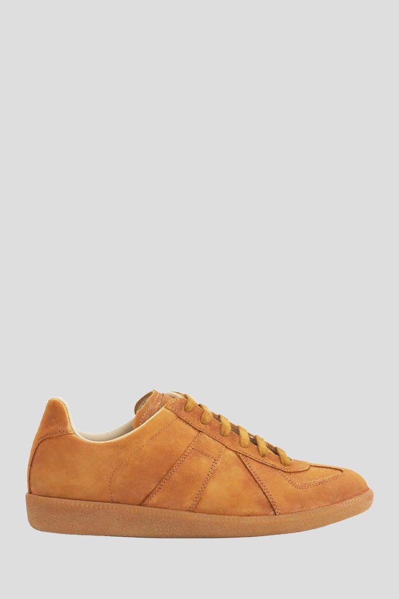 Ανδρικό Καφέ Replica Leather Sneakers MAISON MARGIELA