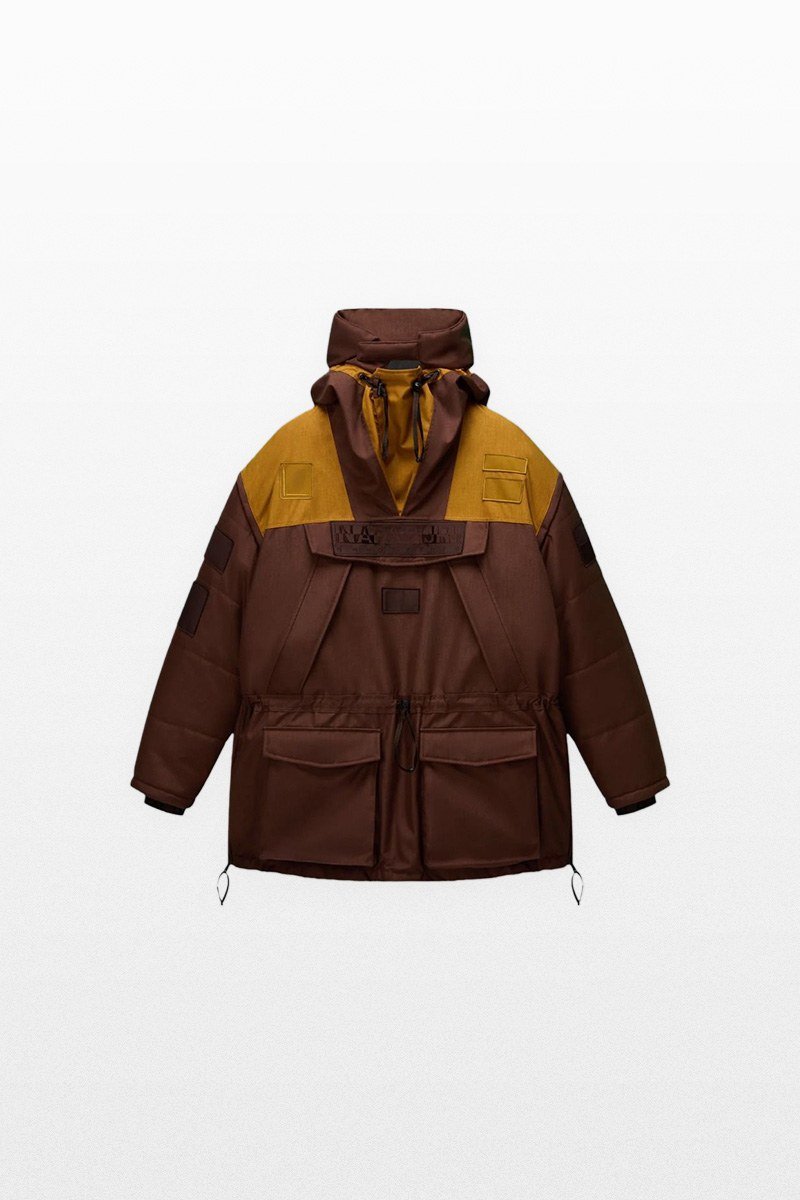 Ανδρικό Καφέ Skidoo Common Anorak NAPAPIJRI x MARTINE ROSE