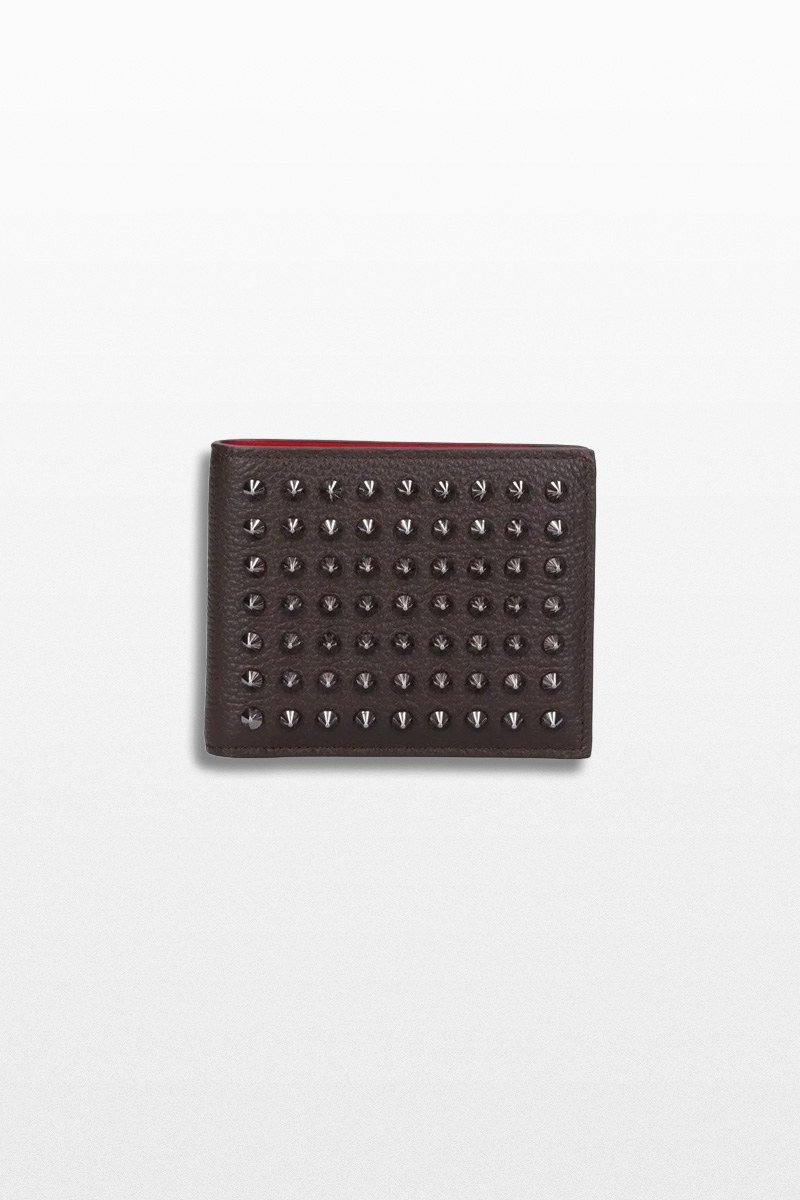 Ανδρικό Καφέ Studded Bifold Wallet CHRISTIAN LOUBOUTIN