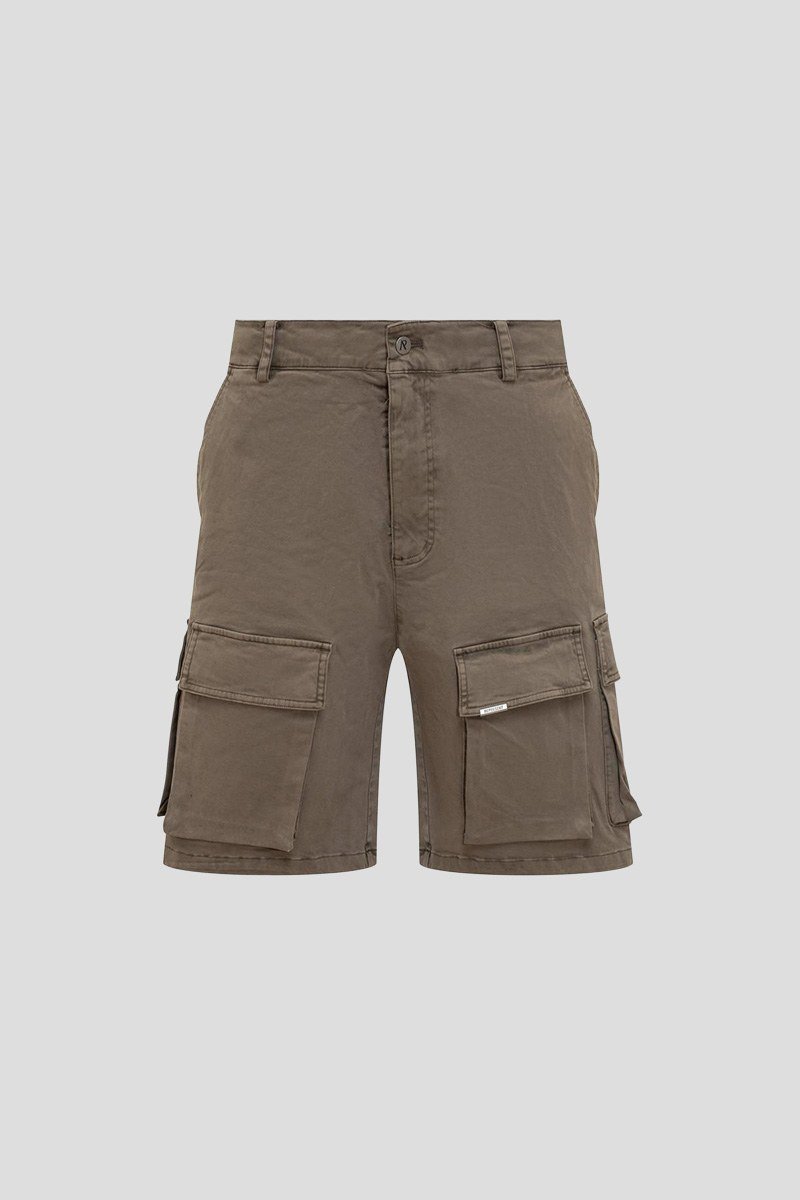 Ανδρικό-Καφέ-Washed-Cargo-Short-REPRESENT