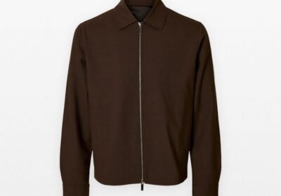 Ανδρικό-Καφέ-Wool-Blend-Blouson-SELECTED-HOMME