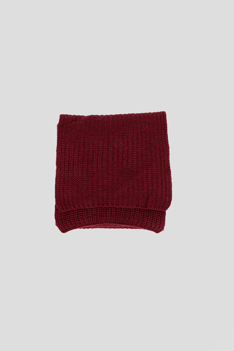 Ανδρικό Κόκκινο Bordeaux Ribbed Cashmere RAFFAELLO BETTINI