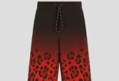 Ανδρικό Κόκκινο Jersey Leopard Jogging DOLCE&GABBANA