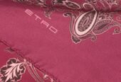 Ανδρικό Κόκκινο Printed Silk Pocket ETRO