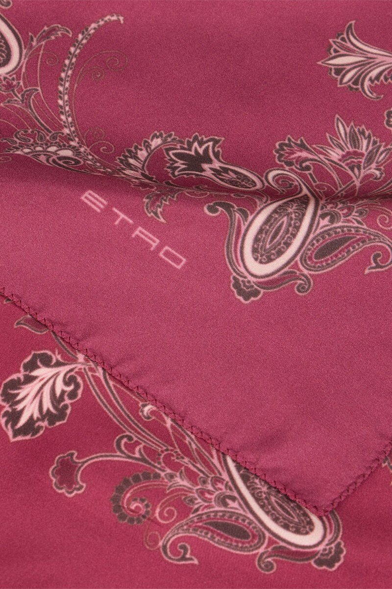 Ανδρικό Κόκκινο Printed Silk Pocket ETRO