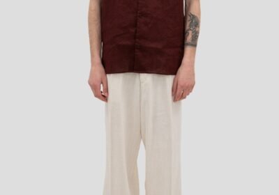 Ανδρικό-Κόκκινο-Short-sleeved-Linen-Shirt-DRYKORN