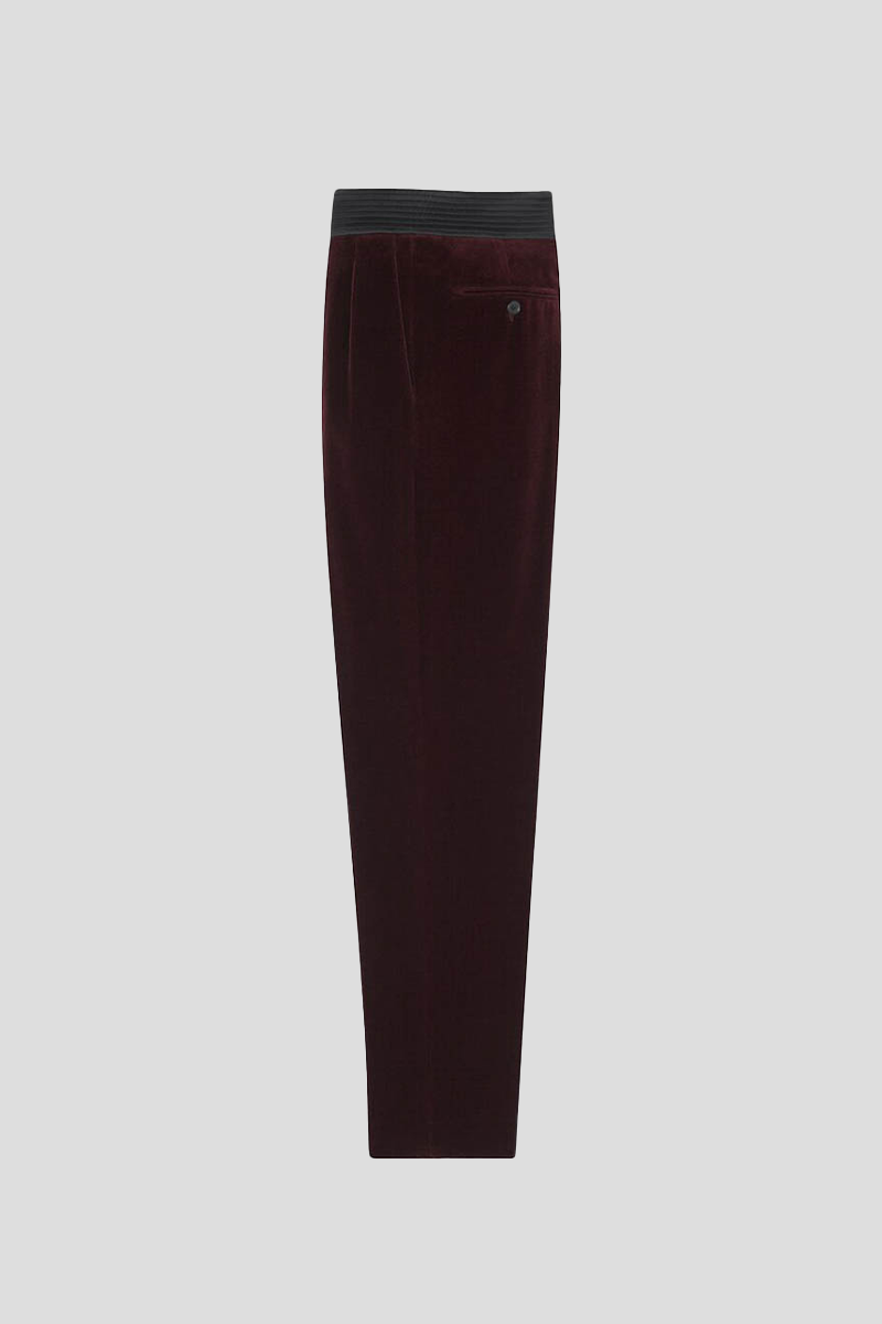 Ανδρικό Κόκκινο Velvet Carrot Fit SAINT LAURENT