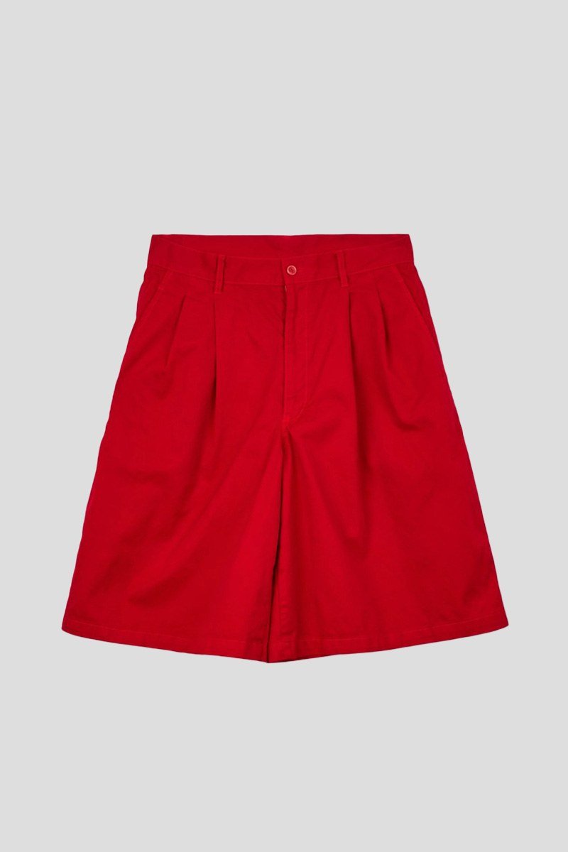 Ανδρικό Κόκκινο Woven Drill Shorts COMME DES GARÇONS SHIRT