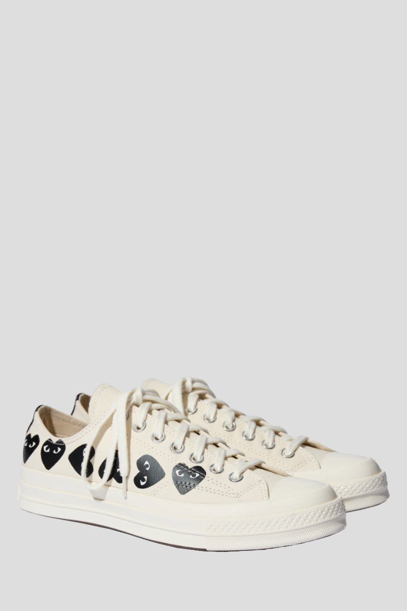 Ανδρικό ΛΕΥΚΟ Multi Hearts Low COMME DES GARÇONS PLAY