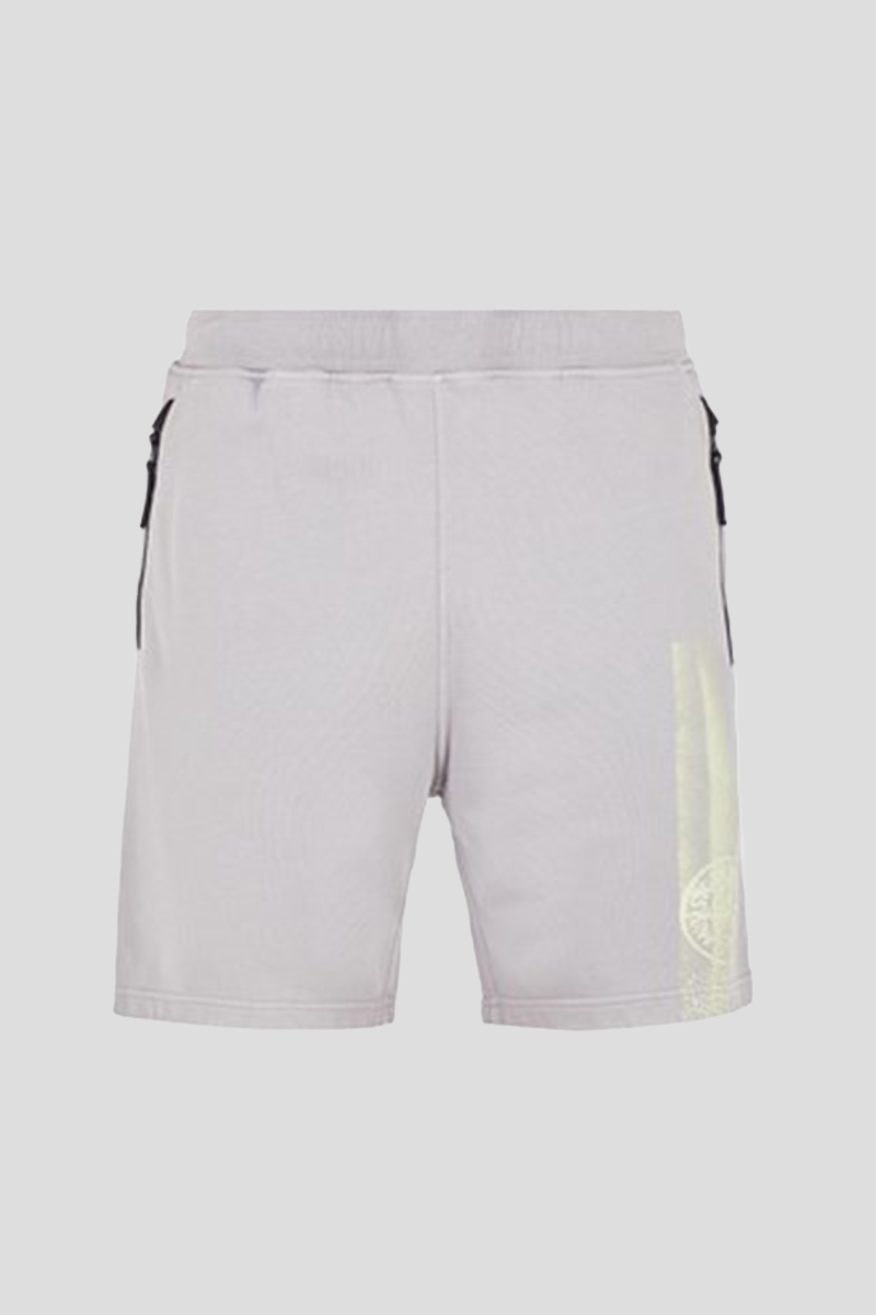 Ανδρικό-Λευκό-66865-Stripes-Three-Print-Bermuda-STONE-ISLAND