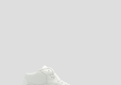 Ανδρικό-Λευκό-80-Mid-Top-Sneakers-In-Smooth-Grained-Leather-SAINT-LAURENT