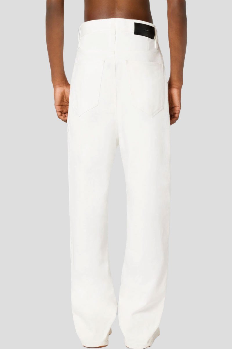 Ανδρικό Λευκό Alex Fit Trousers AMI PARIS