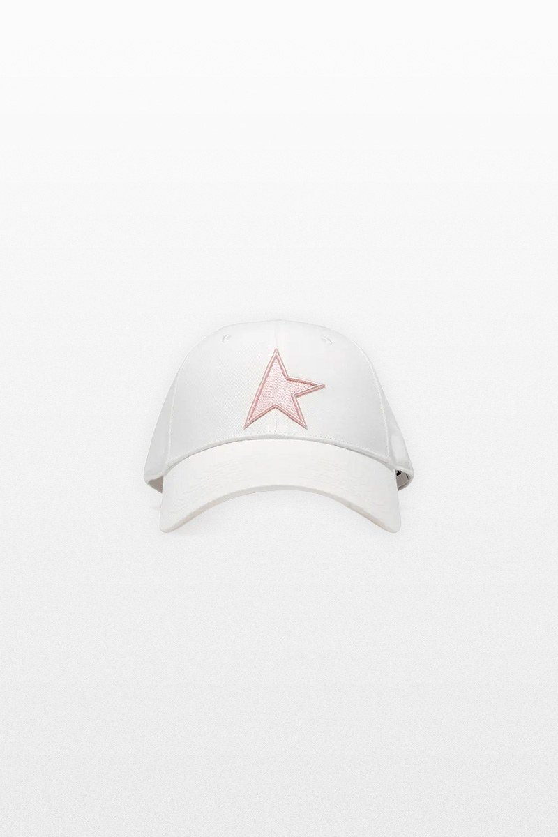 Ανδρικό Λευκό Baseball Cap With GOLDEN GOOSE