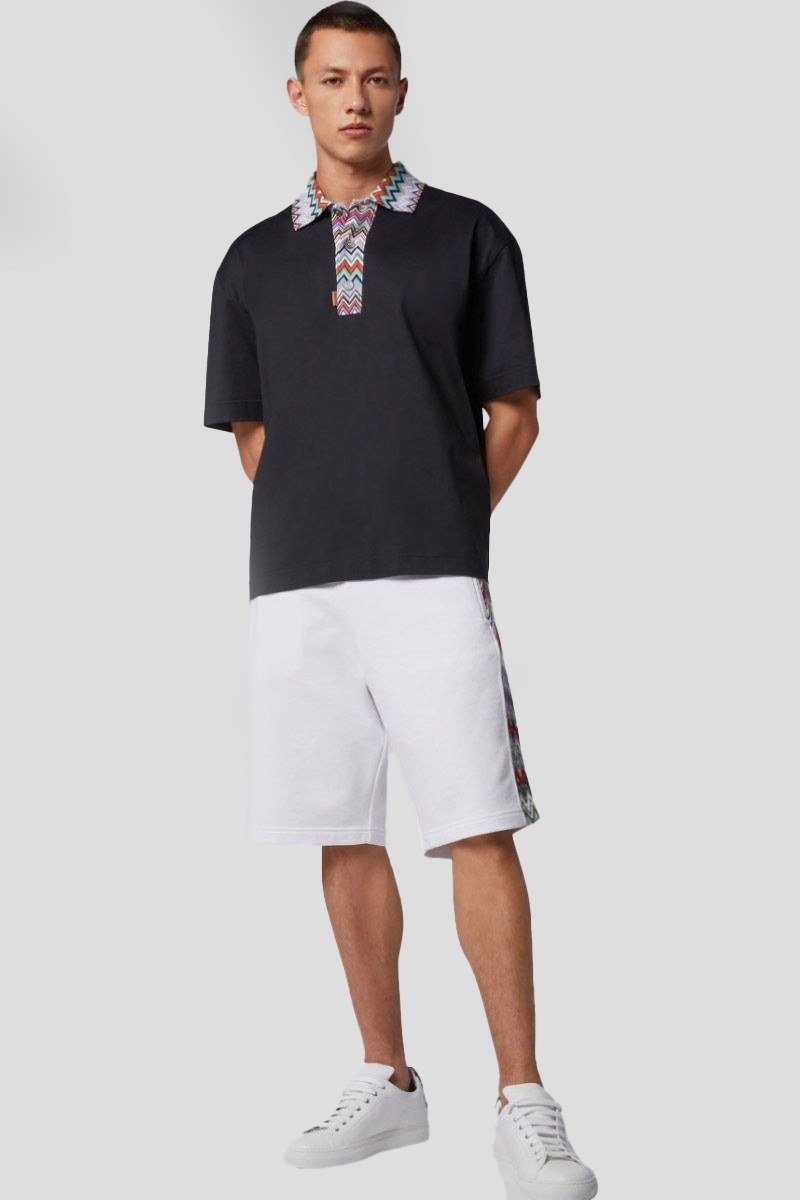 Ανδρικό Λευκό Bermuda Shorts With MISSONI