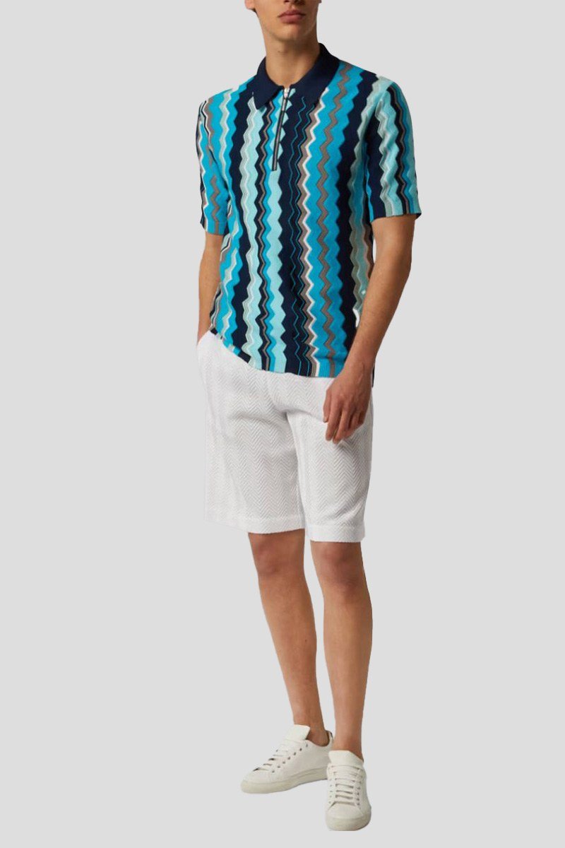 Ανδρικό Λευκό Bermuda Shorts With MISSONI