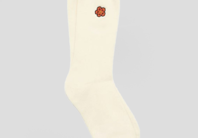 Ανδρικό-Λευκό-Boke-Flower-Crest-SocksWhite-KENZO