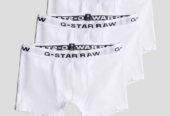Ανδρικό Λευκό Boxer Briefs 3 G-STAR