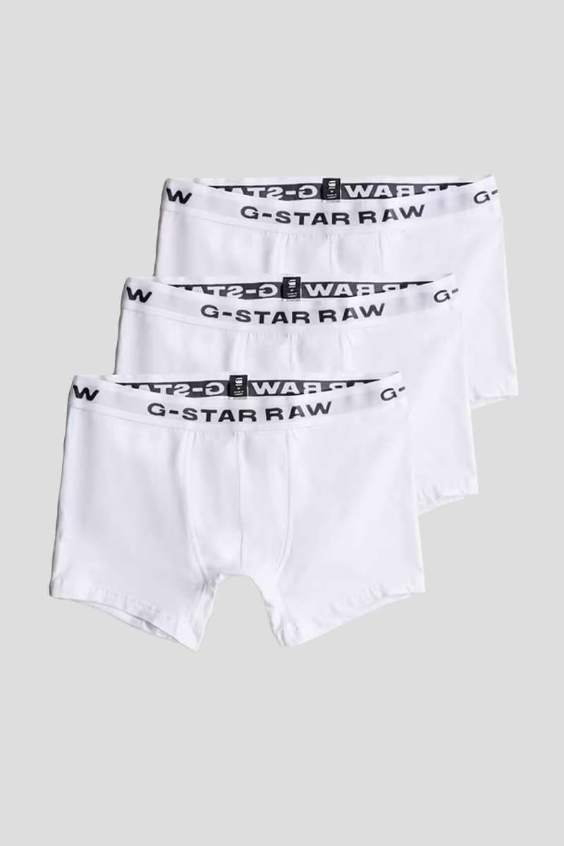 Ανδρικό-Λευκό-Boxer-Briefs-3-Pack-G-STAR