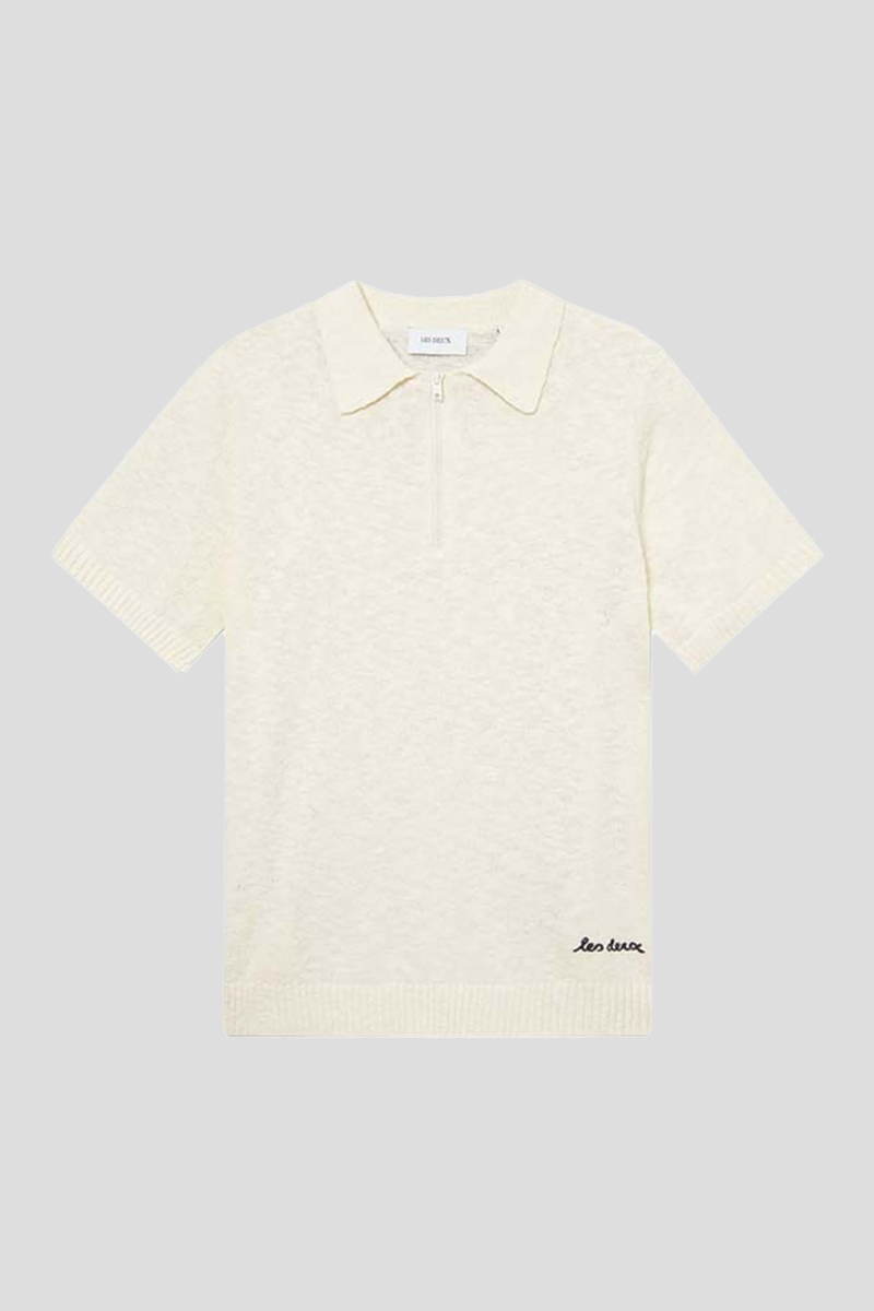 Ανδρικό-Λευκό-Brad-Zipper-Polo-LES-DEUX